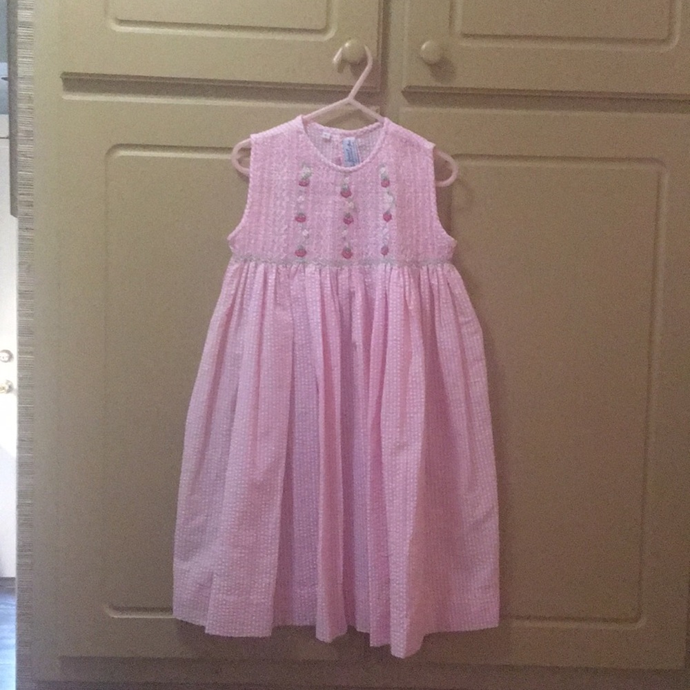 Little girls seeesucker dress